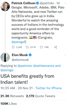 Elon Musk Twitter 11.30.2021